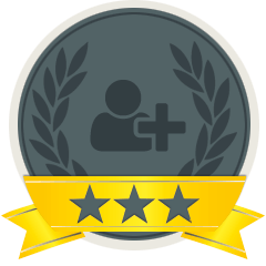 An example of one of Referral Badges.