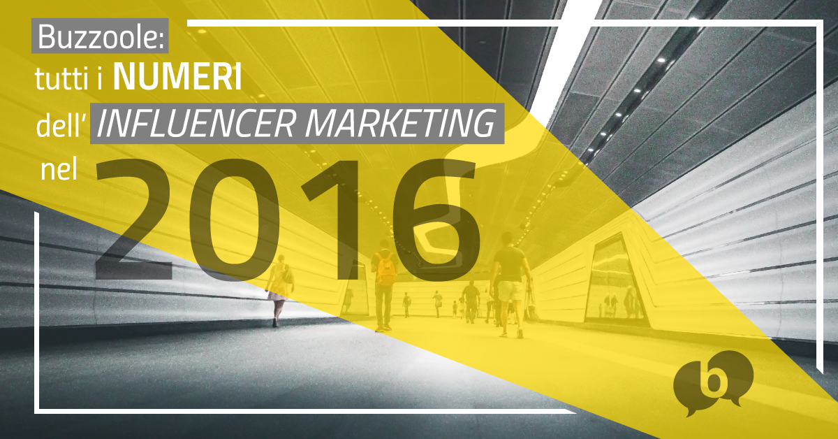 Buzzoole: tutti i numeri dell’Influencer Marketing nel 2016 e previsioni per il 2017 [Infografica]